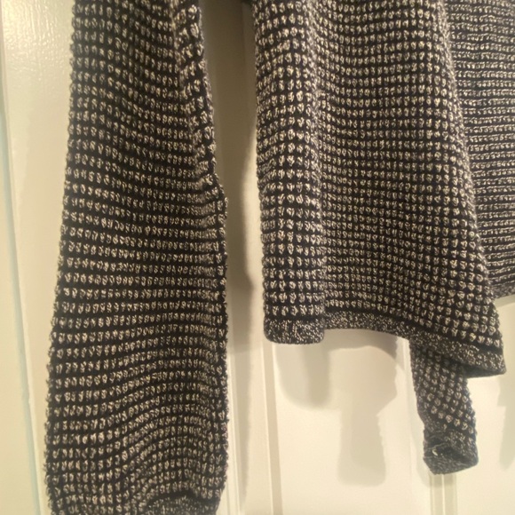 Nic & Zoe Knit Cardigan Sweater black white New size small - Picture 6 of 16